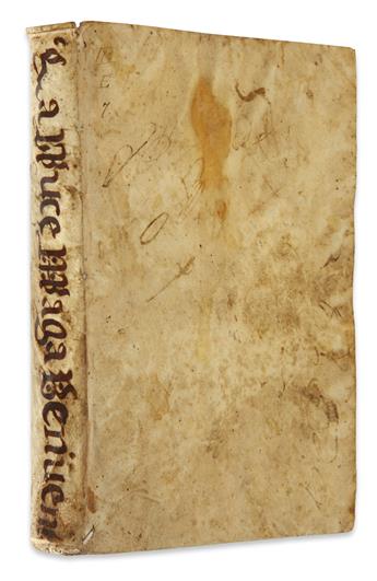 PIPERNO, PIETRO. De effectibus magicis libri sex ac De nuce maga Beneventana liber unicus.  1647
